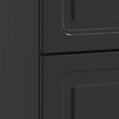Armadio da Notte Nero 43 x 34,5 x 44,5 cm Legno ingegnerizzato | homemem39