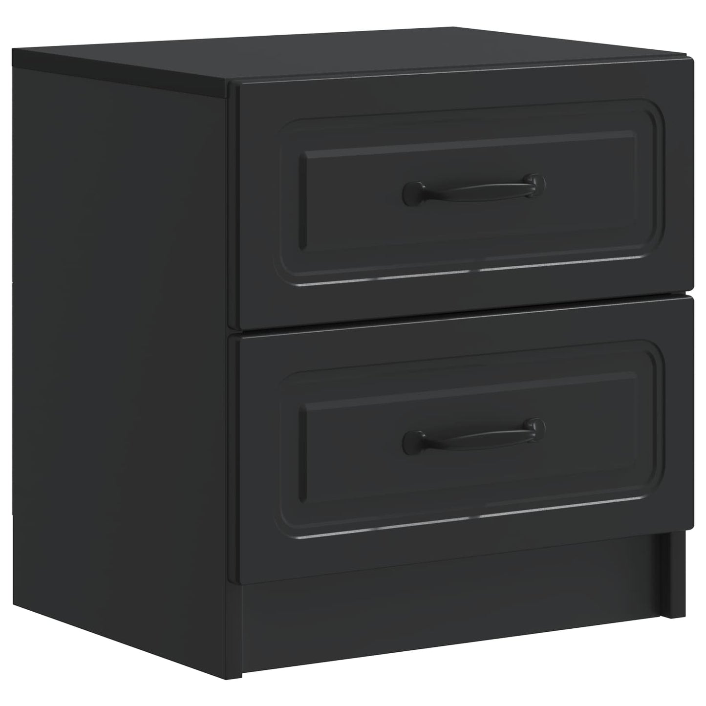 Armadio da Notte 2 pz Nero 43 x 34,5 x 44,5 cm