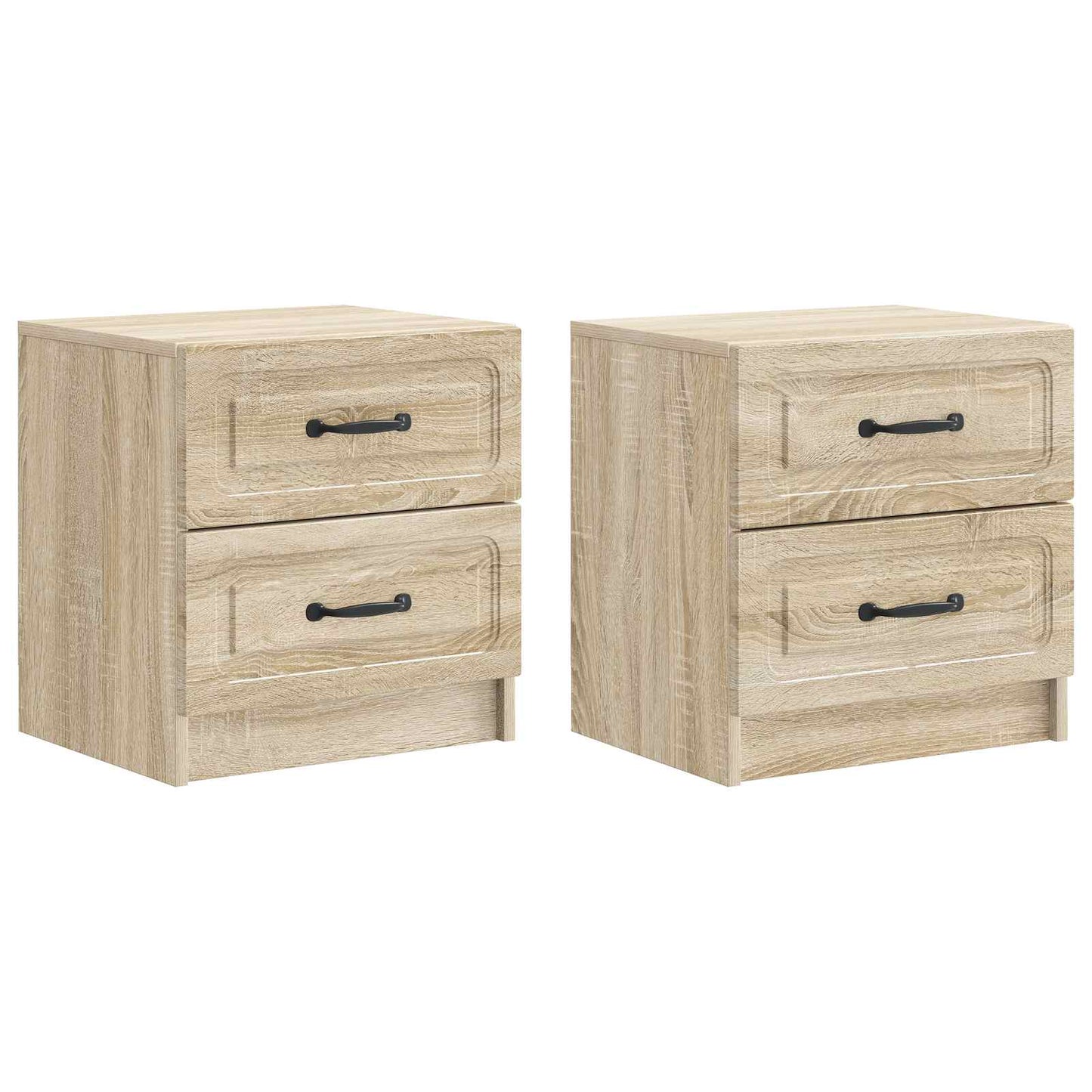 Armadio da Notte 2 pcs Rovere Sonoma 43 x 34,5 x 44,5 cm | homemem39