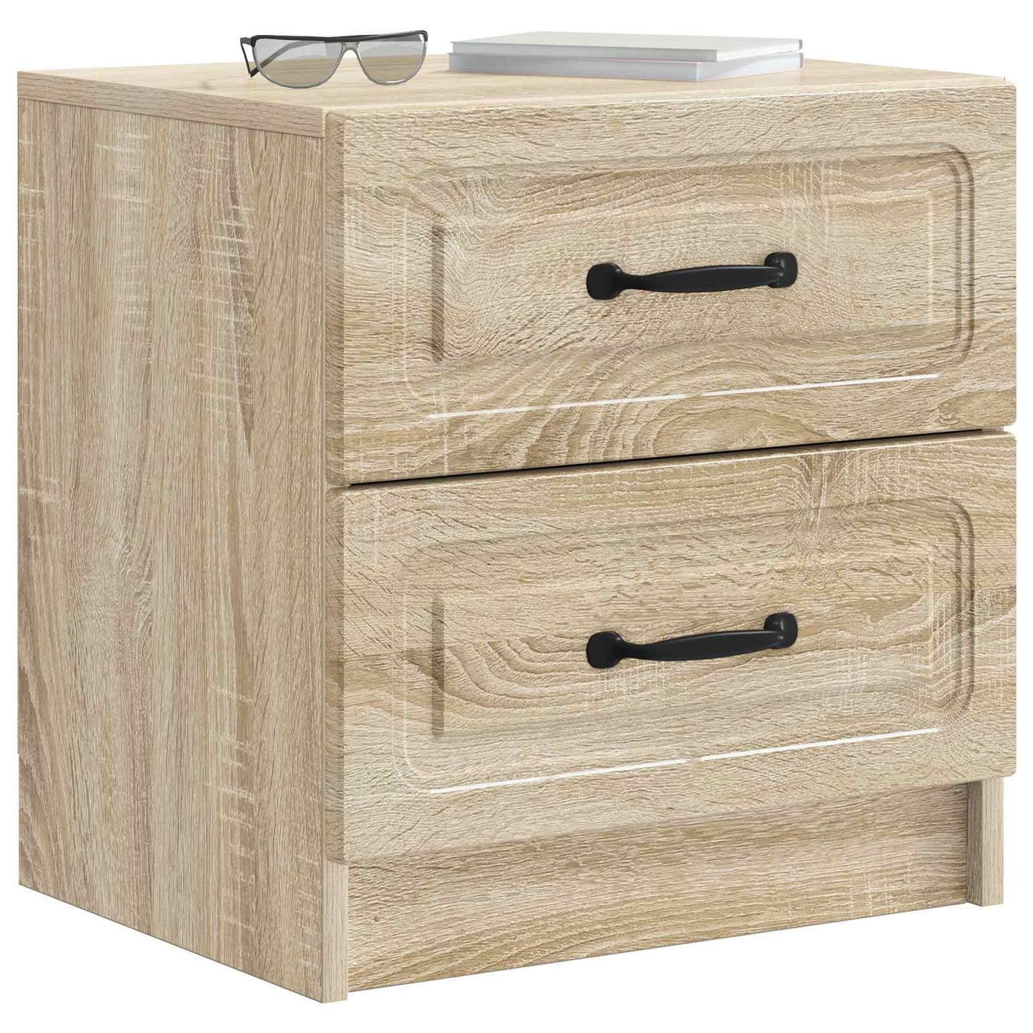 Armadio da Notte 2 pz Rovere Sonoma 43 x 34,5 x 44,5 cm