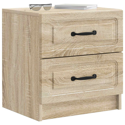 Armadio da Notte 2 pz Rovere Sonoma 43 x 34,5 x 44,5 cm