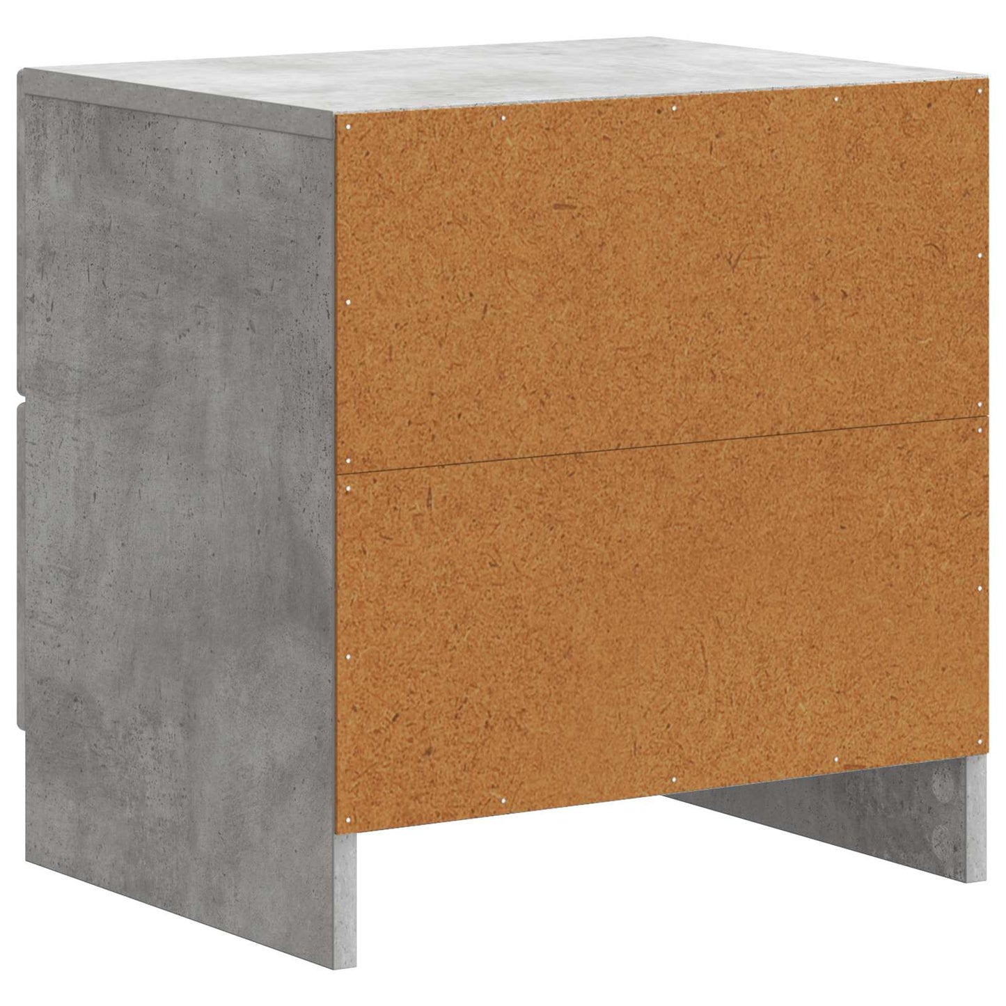 Armadio da Notte Grigio Cemento 43 x 34,5 x 44,5 cm | homemem39