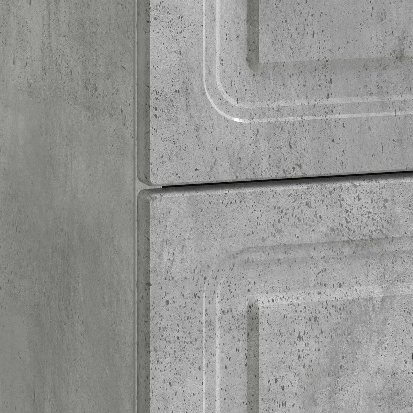 Armadio da Notte 2 pcs Grigio Cemento 43 x 34,5 x 44,5 cm | homemem39