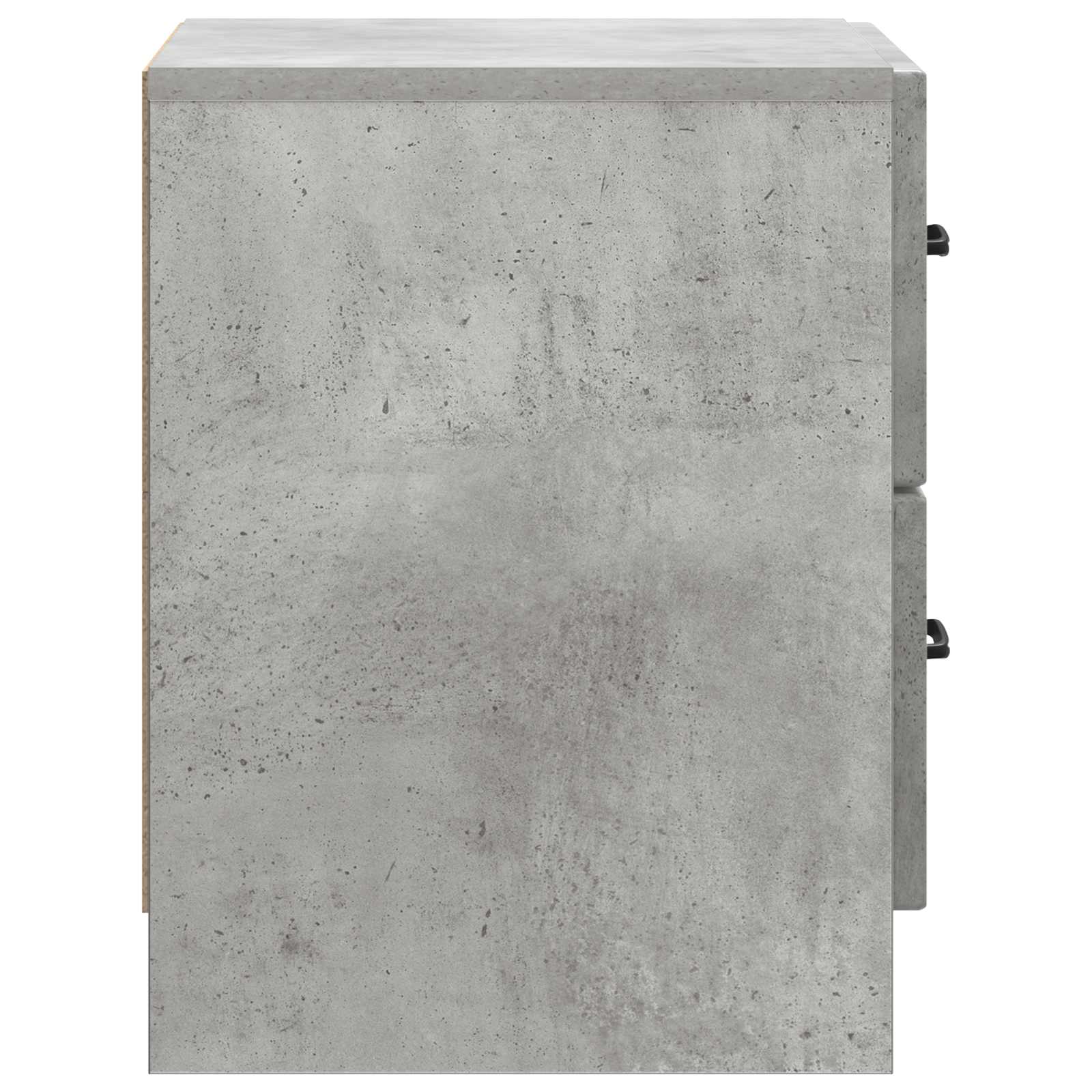 Armadio da Notte 2 pcs Grigio Cemento 43 x 34,5 x 44,5 cm | homemem39