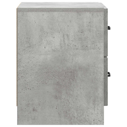 Armadio da Notte 2 pcs Grigio Cemento 43 x 34,5 x 44,5 cm | homemem39