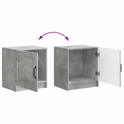 Armadio da Notte Grigio Cemento 43 x 34,5 x 47 cm | homemem39
