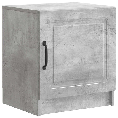 Armadio da Notte 2 pcs Grigio Cemento 43 x 34,5 x 47 cm | homemem39