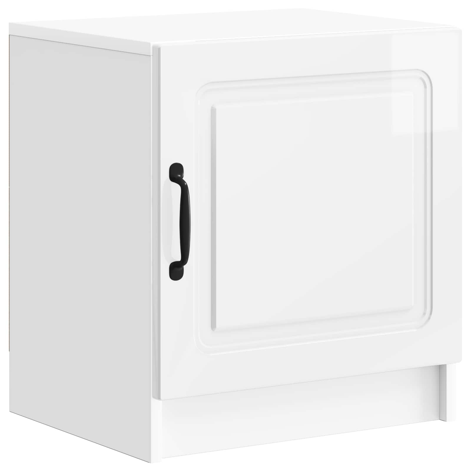 Armadio da Notte Bianco Lucido 43 x 34,5 x 47 cm | homemem39