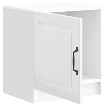 Armadio da Notte Bianco Lucido 43 x 34,5 x 47 cm | homemem39