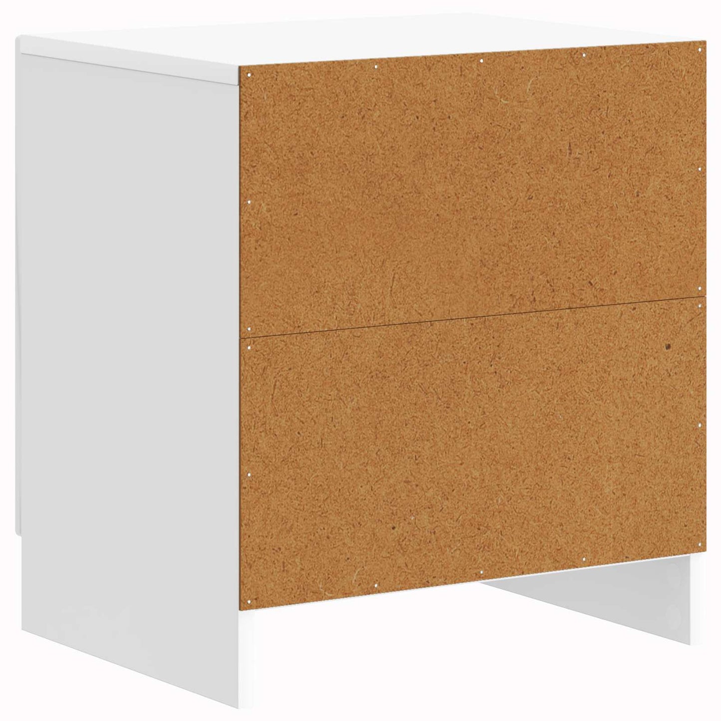 Armadio da Notte Bianco Lucido 43 x 34,5 x 47 cm | homemem39