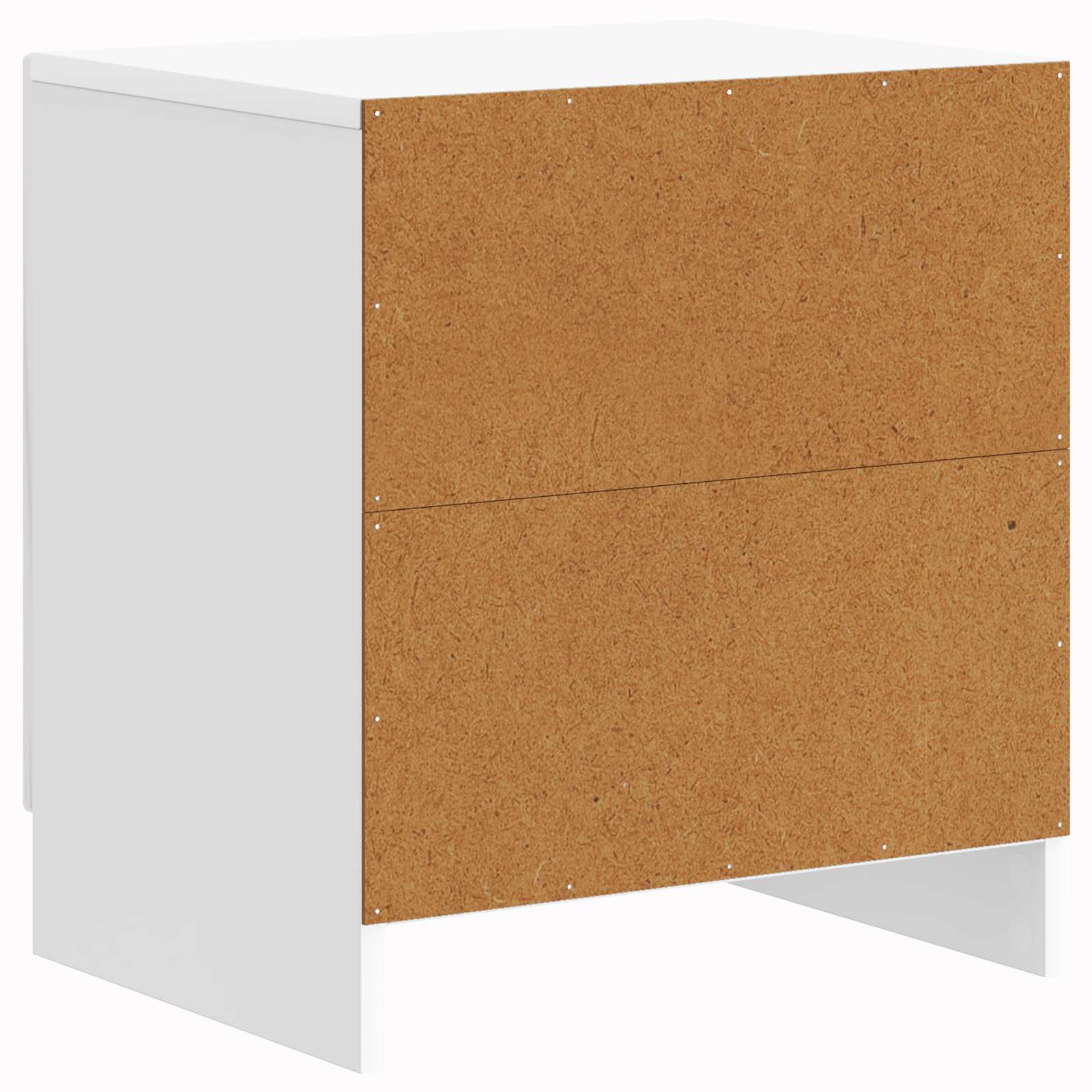 Armadio da Notte Bianco Lucido 43 x 34,5 x 47 cm | homemem39