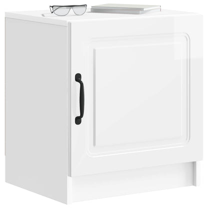 Armadio da Notte Bianco Lucido 43 x 34,5 x 47 cm | homemem39