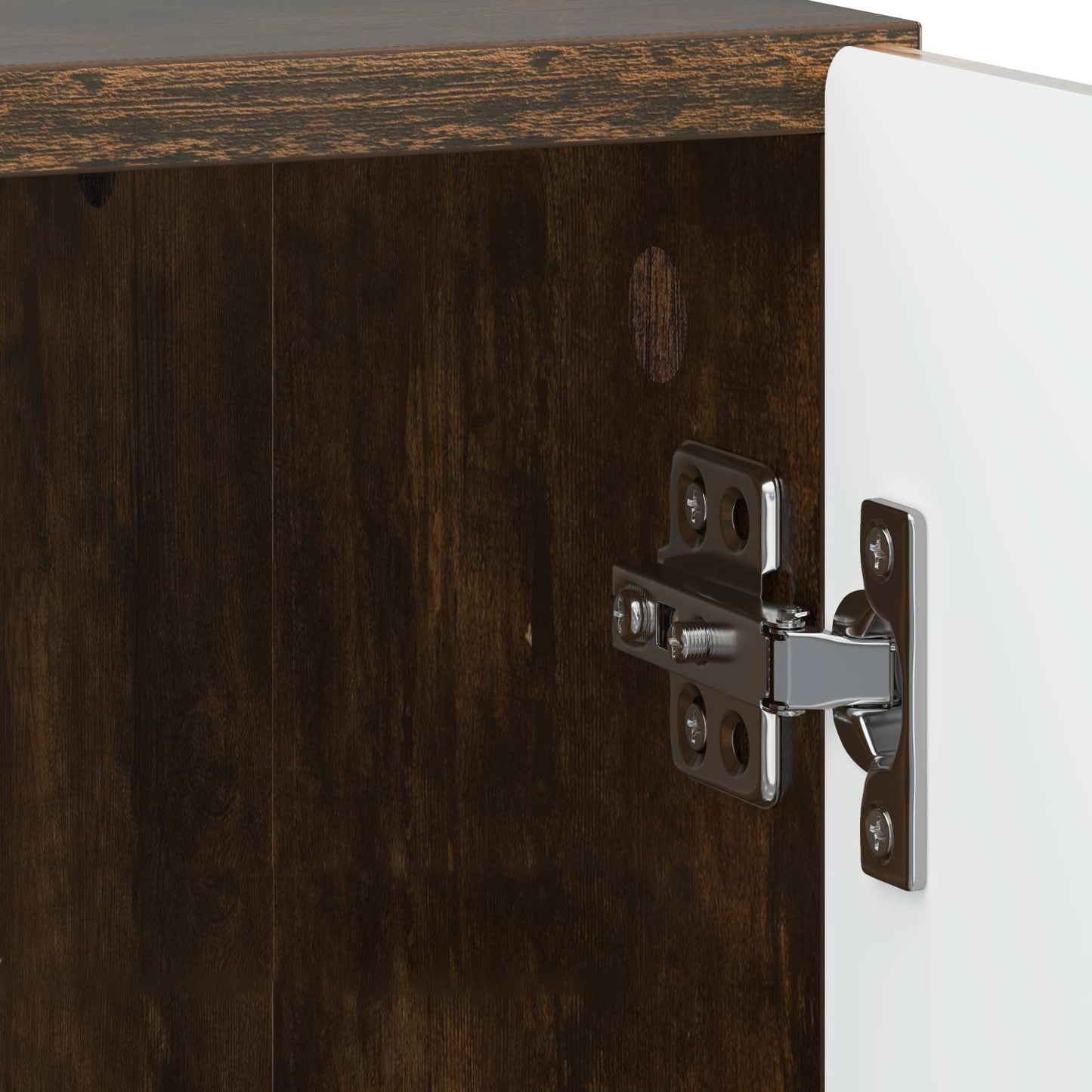 Armadio da Notte Rovere Fumo 43 x 34,5 x 47 cm | homemem39