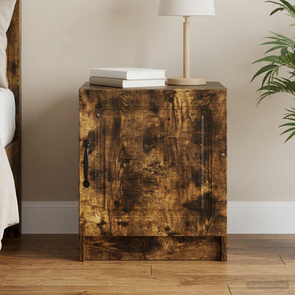 Armadio da Notte Rovere Fumo 43 x 34,5 x 47 cm