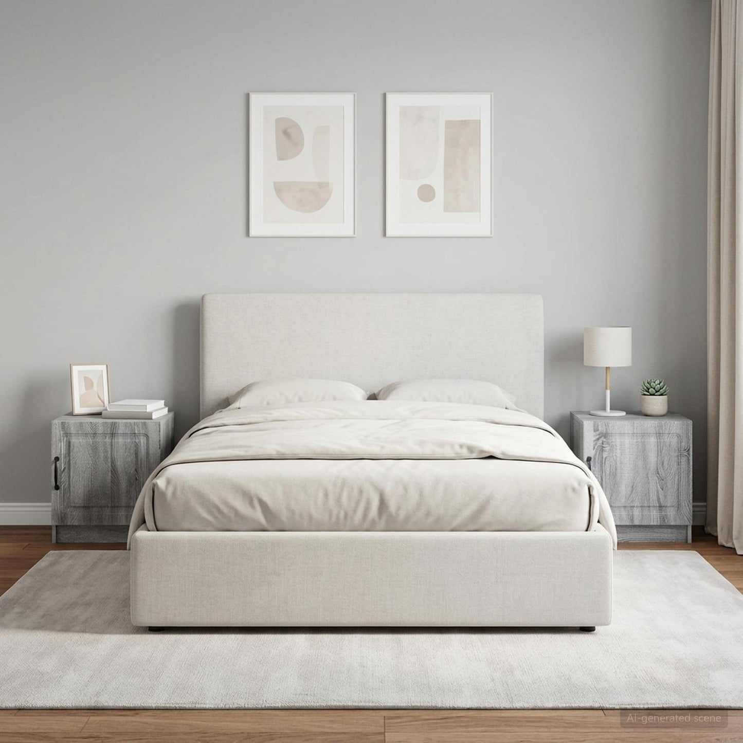 Armadio da Notte 2 pcs Grigio Sonoma 43 x 34,5 x 47 cm | homemem39