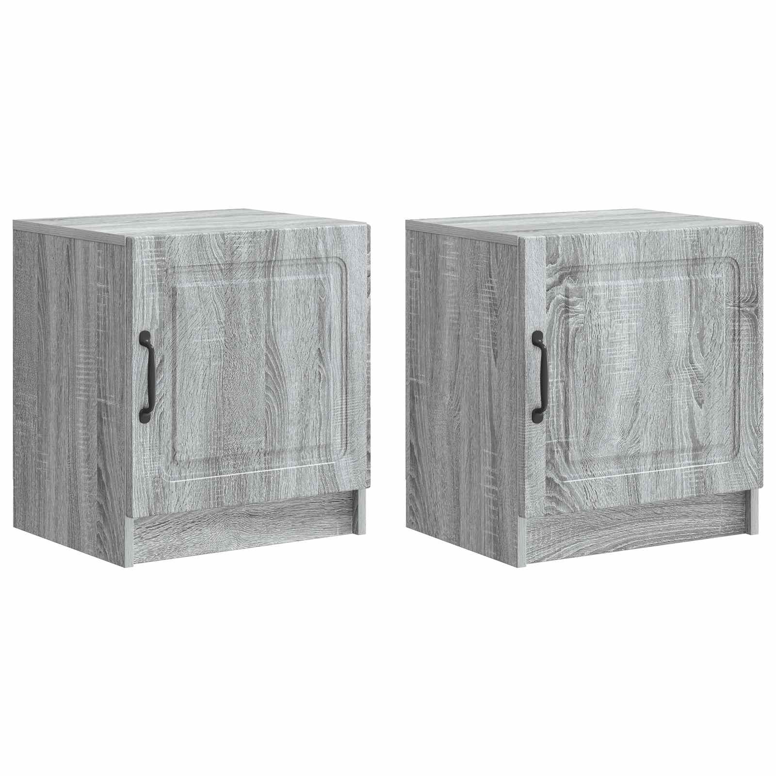 Armadio da Notte 2 pcs Grigio Sonoma 43 x 34,5 x 47 cm | homemem39