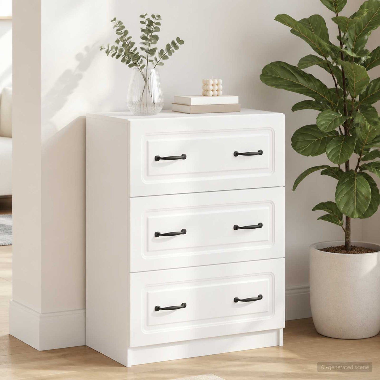 Mobile con Cassetti Bianco 66 x 34,5 x 87 cm