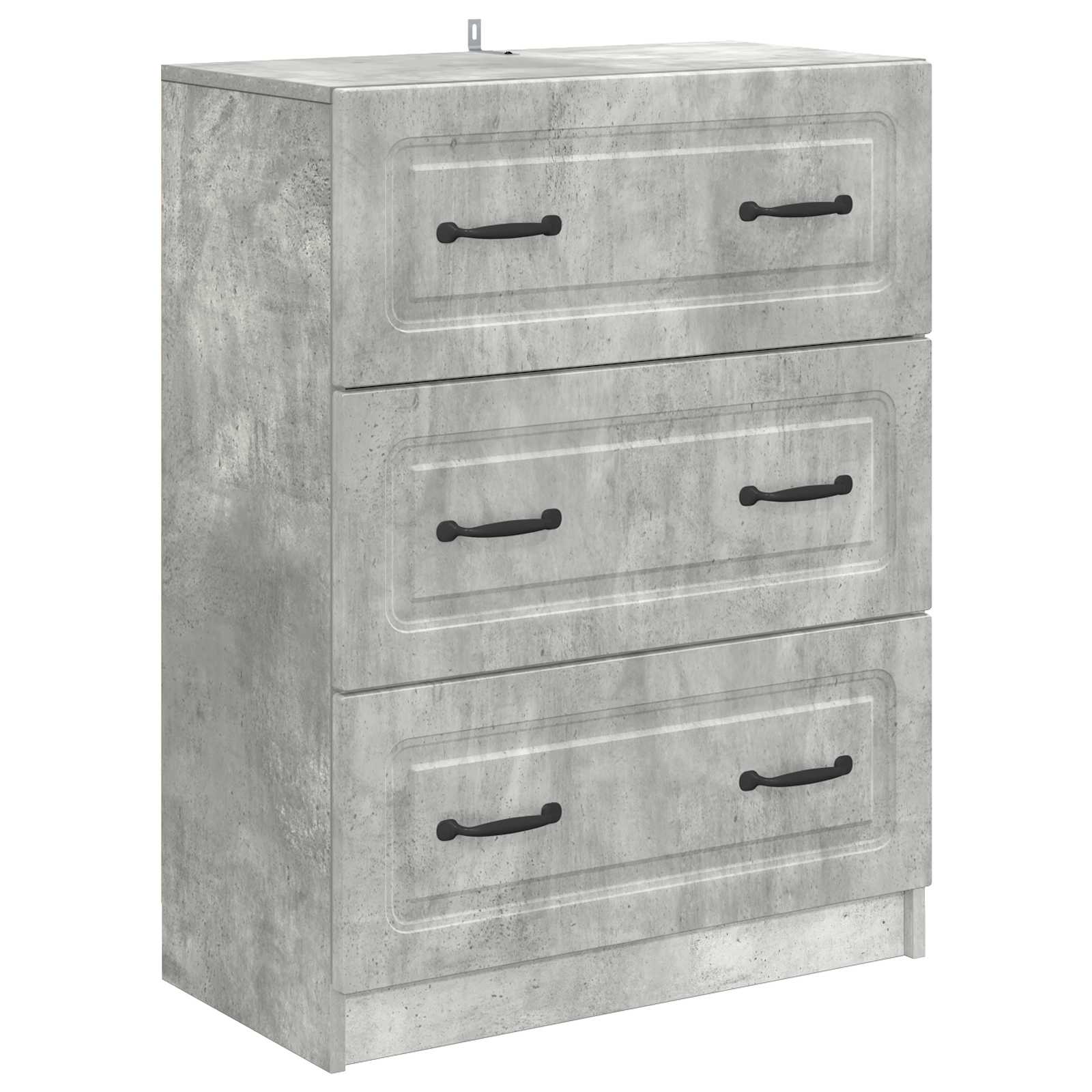 Mobile con Cassetti Grigio Cemento 66 x 34,5 x 87 cm | homemem39