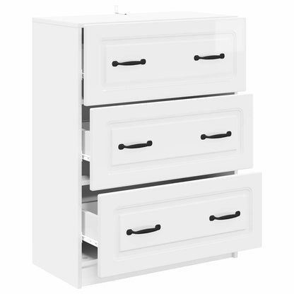 Mobile con Cassetti Bianco Lucido 66 x 34,5 x 87 cm | homemem39