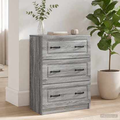 Mobile con Cassetti Grigio Sonoma 66 x 34,5 x 87 cm