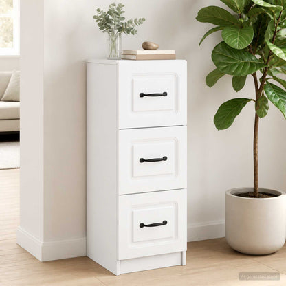 Mobile con Cassetti Bianco 33 x 34,5 x 87 cm