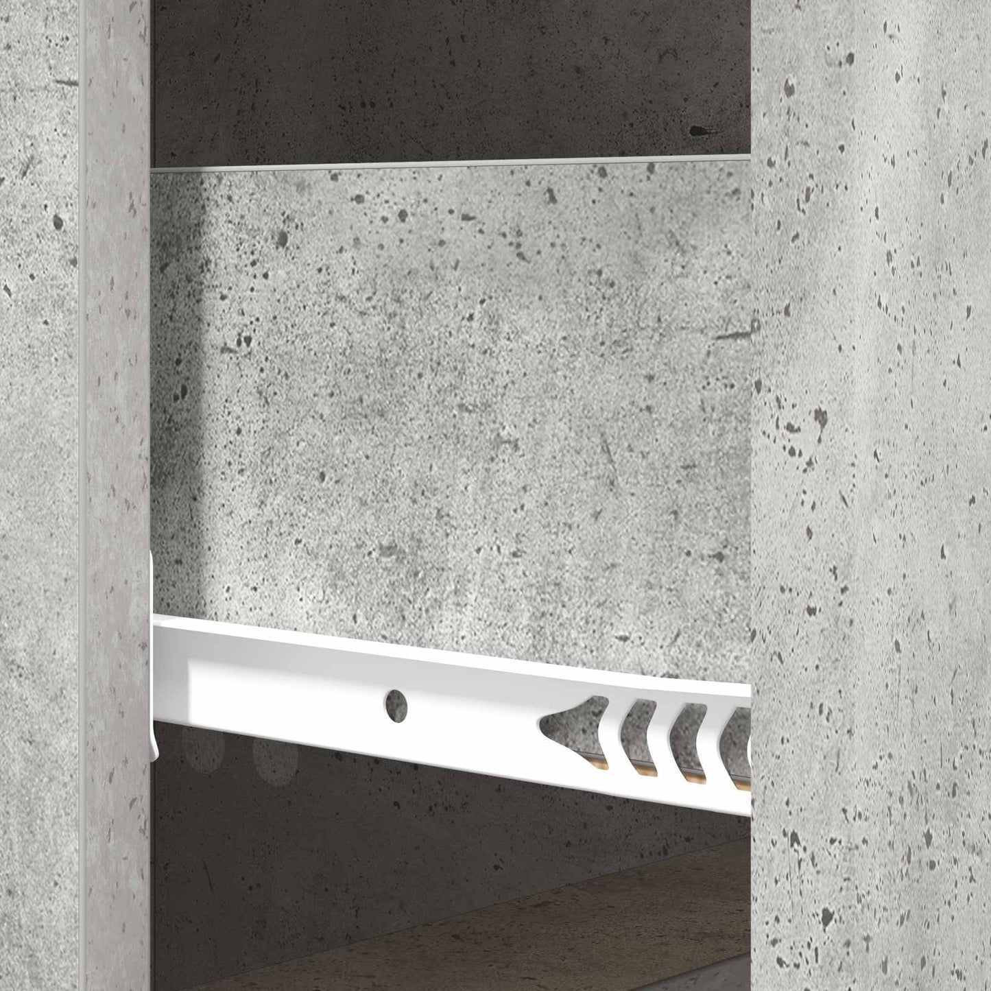 Mobile con Cassetti Grigio Cemento 33 x 34,5 x 87 cm