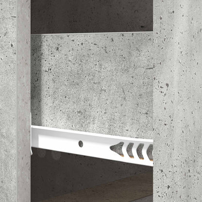 Mobile con Cassetti Grigio Cemento 33 x 34,5 x 87 cm