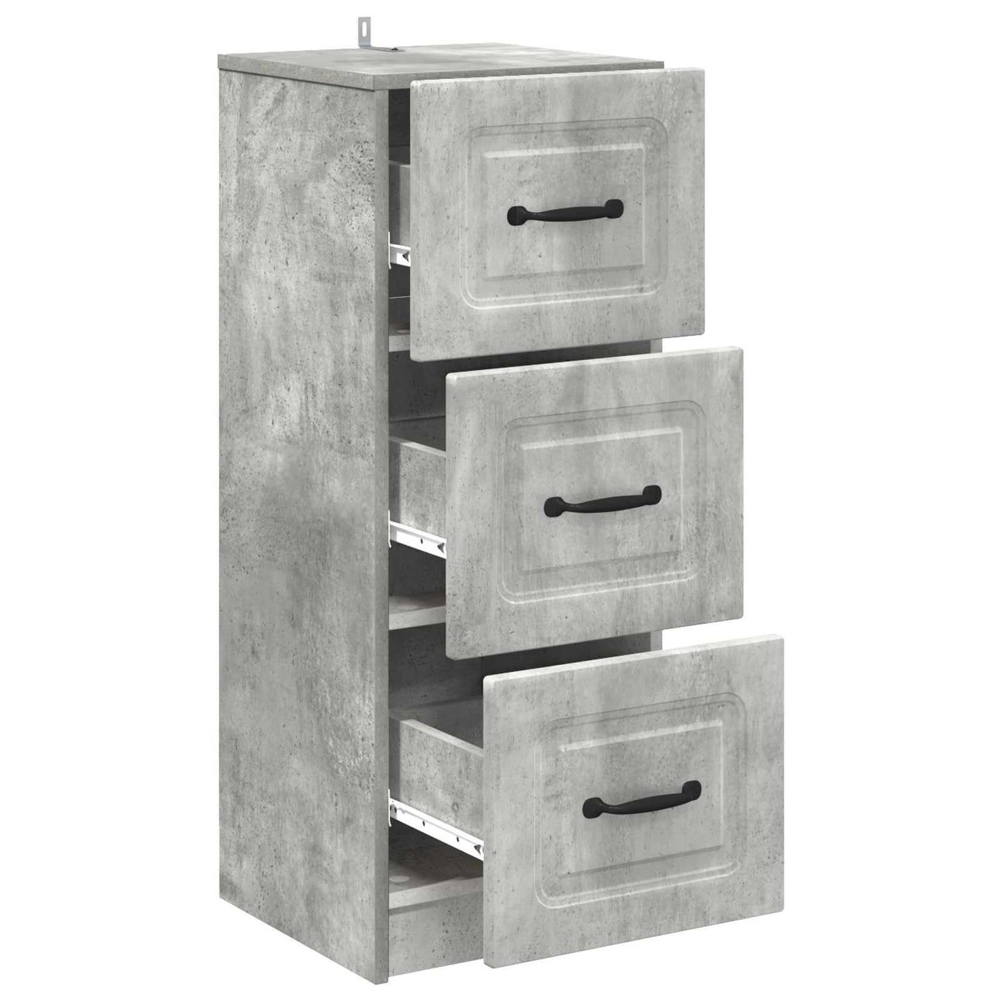 Mobile con Cassetti Grigio Cemento 33 x 34,5 x 87 cm | homemem39