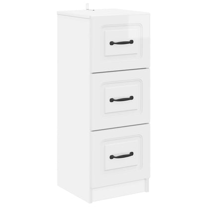 Mobile con Cassetti Bianco Lucido 33 x 34,5 x 87 cm | homemem39