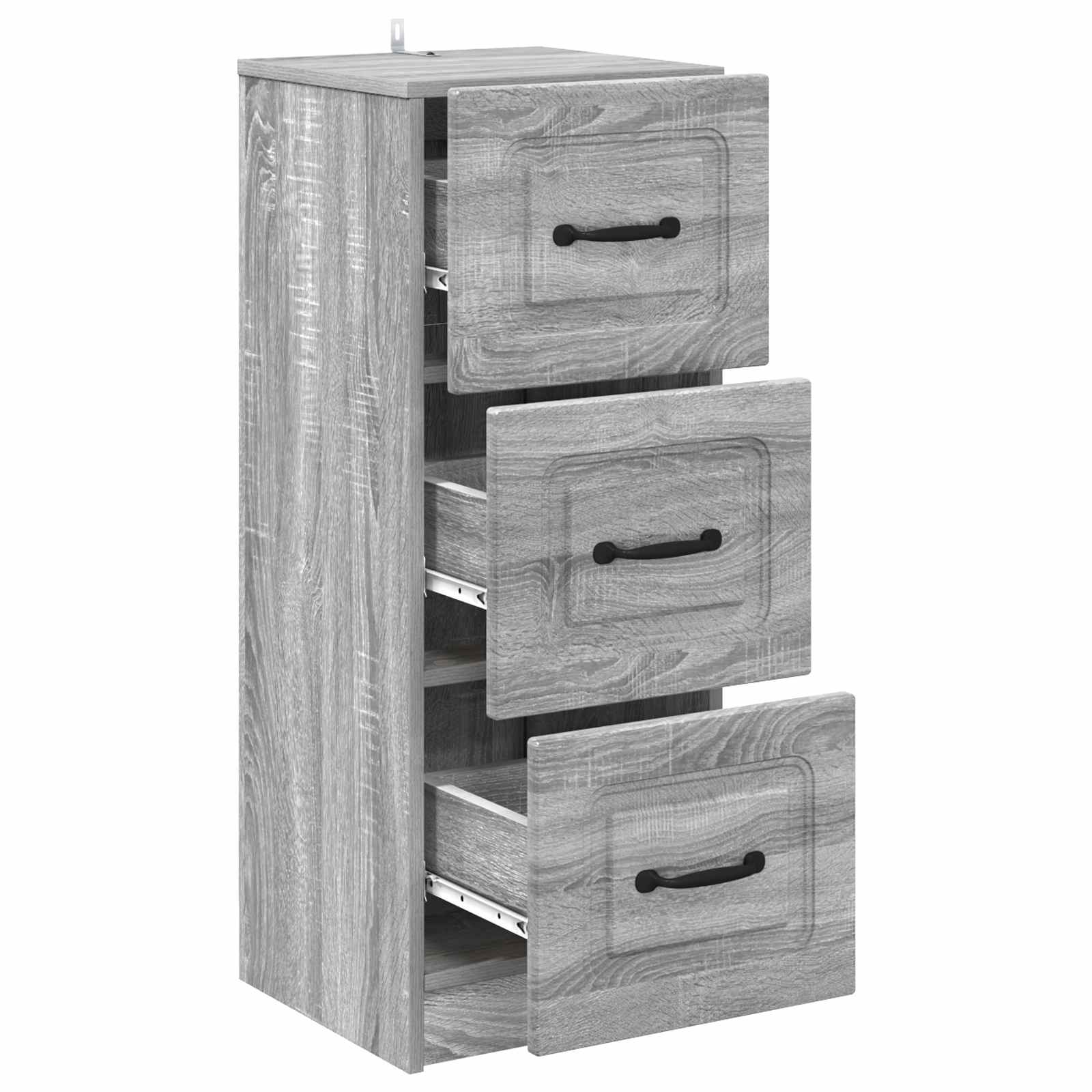 Mobile con Cassetti Grigio Sonoma 33 x 34,5 x 87 cm | homemem39