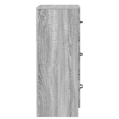 Mobile con Cassetti Grigio Sonoma 33 x 34,5 x 87 cm | homemem39