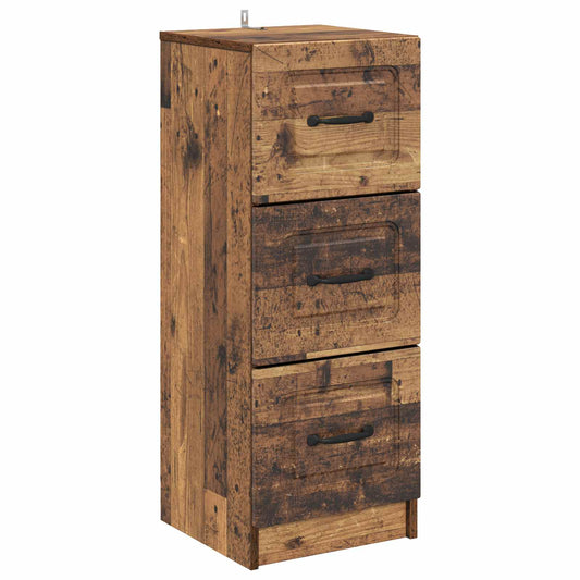 Mobile con Cassetti Legno antico 33 x 34,5 x 87 cm | homemem39