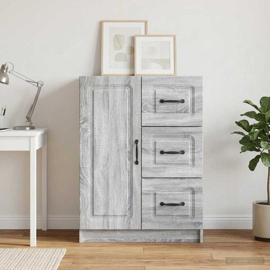 Credenza Grigio Sonoma 66 x 34,5 x 87 cm Legno ingegnerizzato
