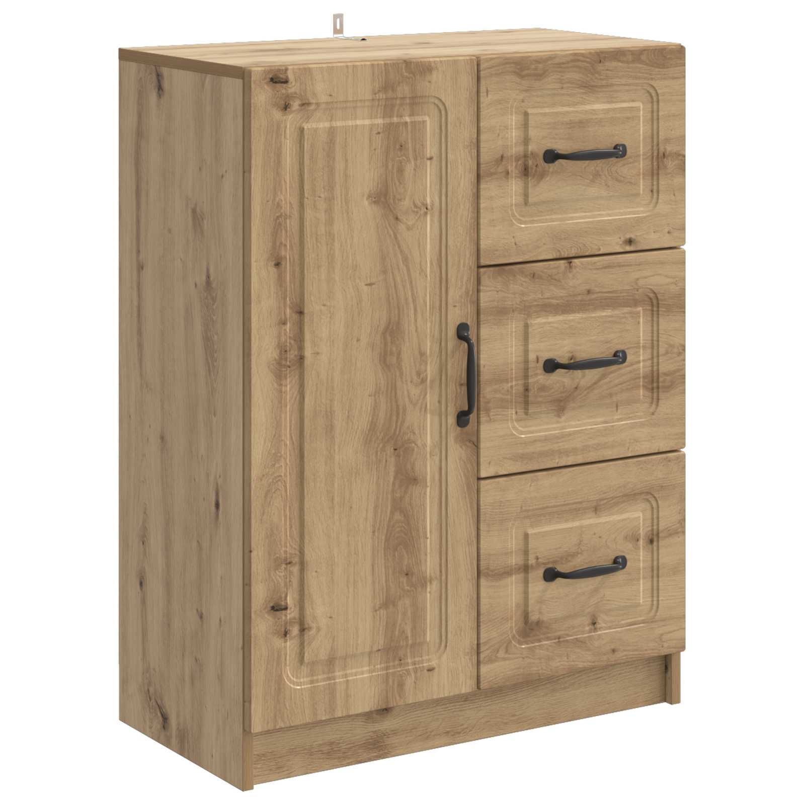 Credenza con cassetto Rovere Artigianale 66 x 34,5 x 87 cm | homemem39