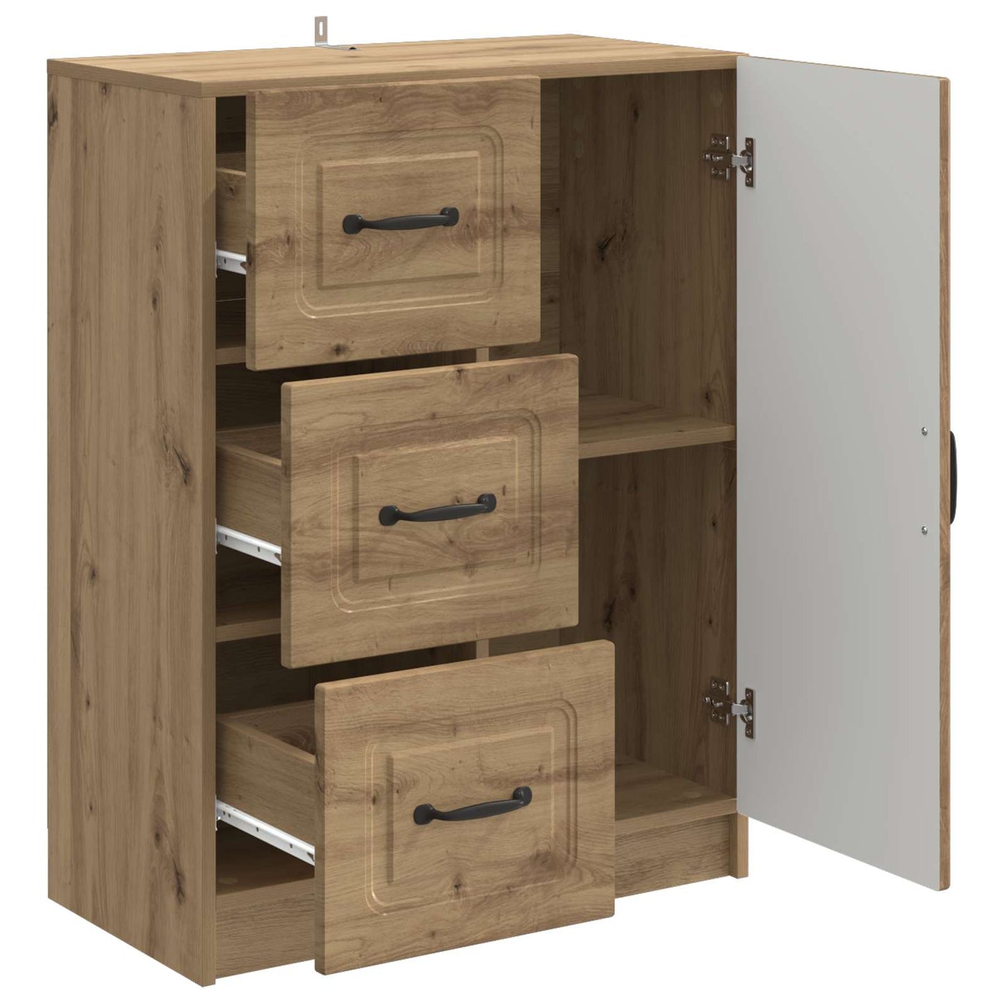 Credenza con cassetto Rovere Artigianale 66 x 34,5 x 87 cm | homemem39