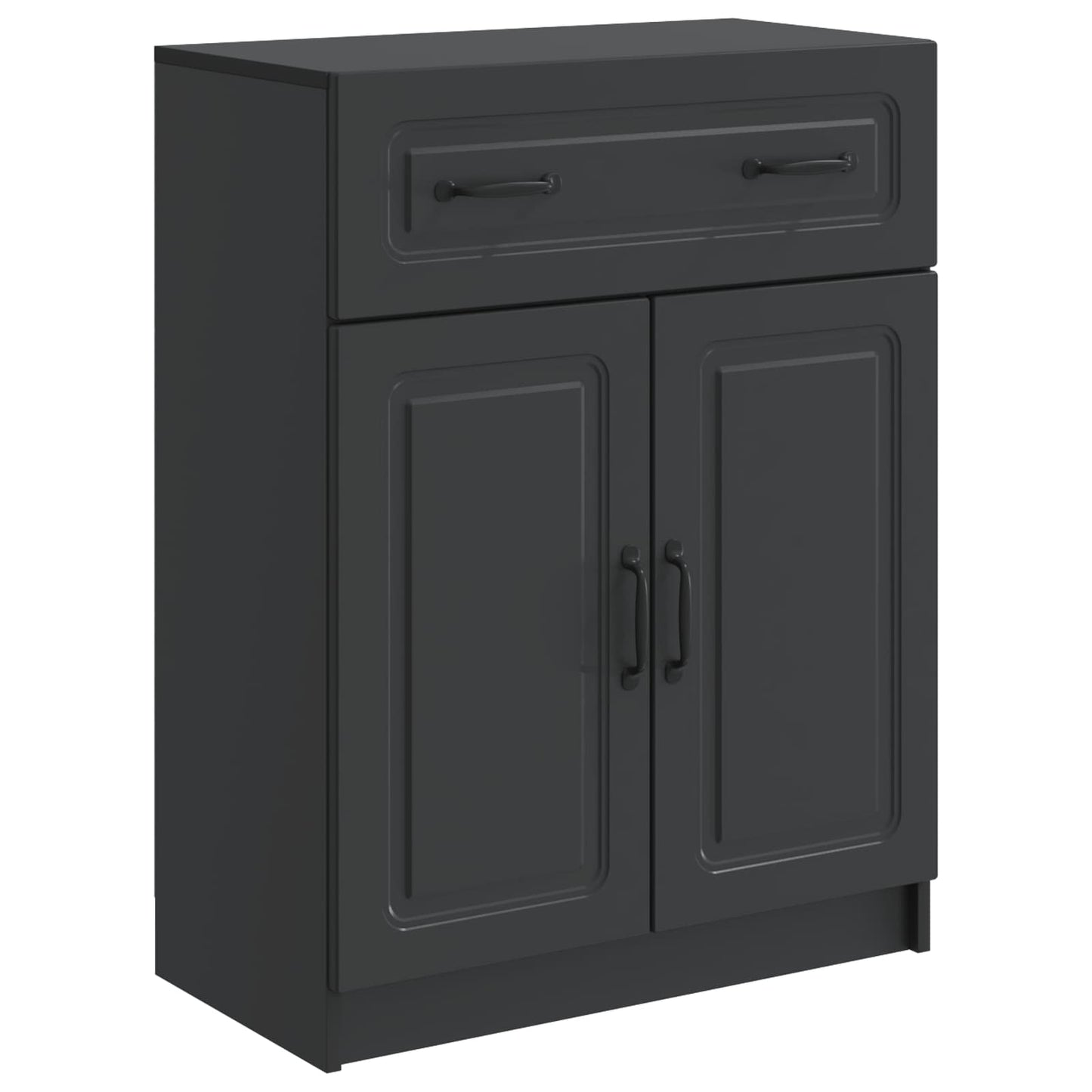Credenza Nero 66 x 34,5 x 87 cm Legno ingegnerizzato | homemem39
