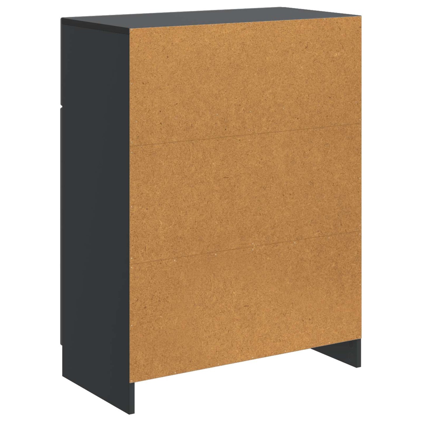 Credenza Nero 66 x 34,5 x 87 cm Legno ingegnerizzato