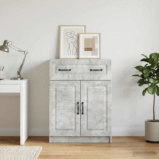 Credenza Grigio Cemento 66 x 34,5 x 87 cm Legno ingegnerizzato
