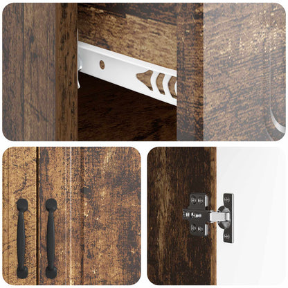 Credenza Legno antico 66 x 34,5 x 87 cm Legno ingegnerizzato | homemem39