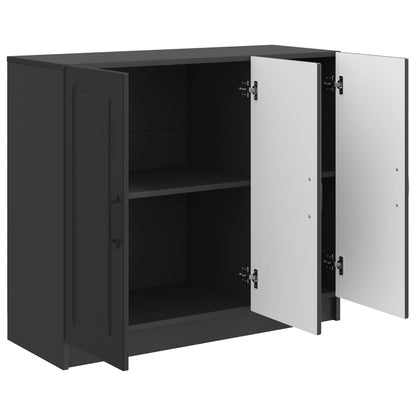 Credenza Nero 89 x 34,5 x 77 cm Legno ingegnerizzato | homemem39