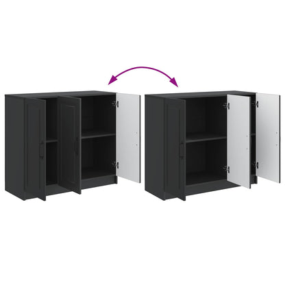 Credenza Nero 89 x 34,5 x 77 cm Legno ingegnerizzato | homemem39