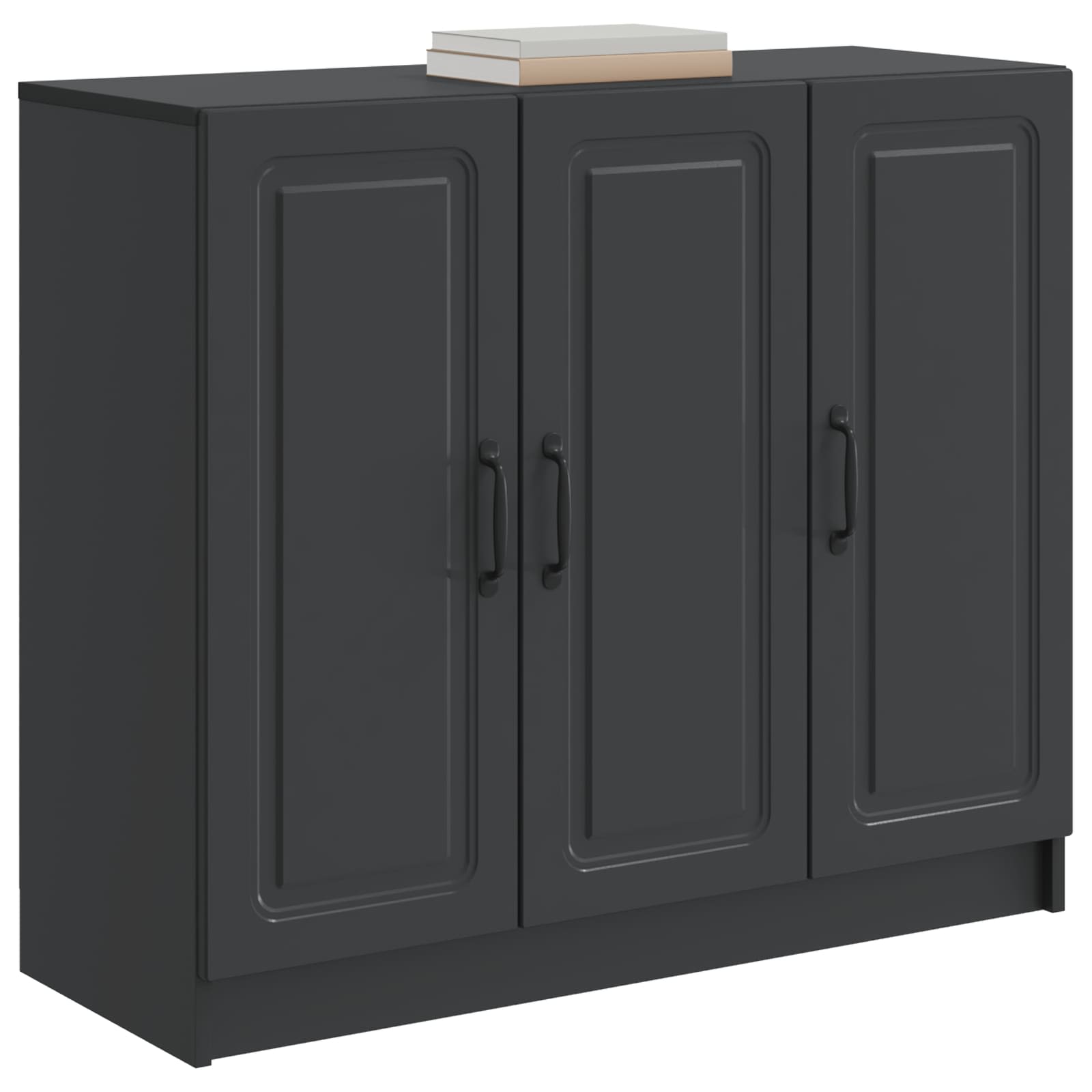 Credenza Nero 89 x 34,5 x 77 cm Legno ingegnerizzato | homemem39