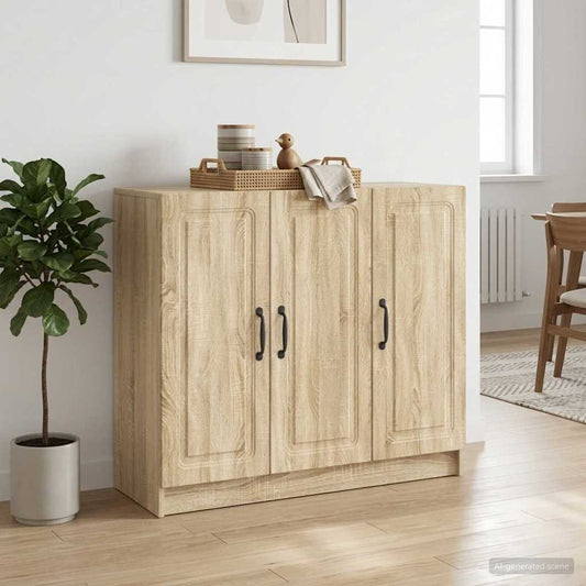 Credenza Rovere Sonoma 89 x 34,5 x 77 cm Legno ingegnerizzato