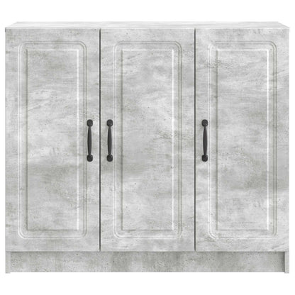 Credenza Grigio Cemento 89 x 34,5 x 77 cm Legno ingegnerizzato