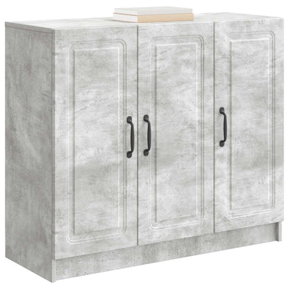 Credenza Grigio Cemento 89 x 34,5 x 77 cm Legno ingegnerizzato