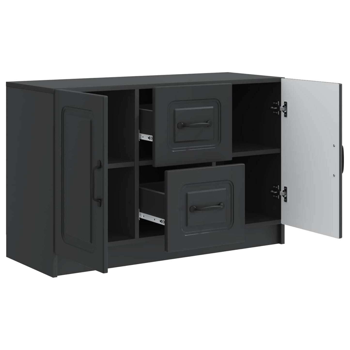 Credenza Nero 89 x 34,5 x 57 cm Legno ingegnerizzato | homemem39