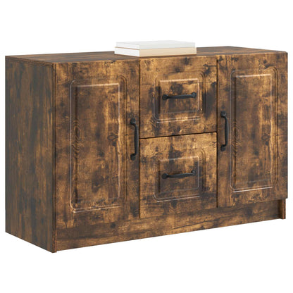 Credenza Rovere Fumo 89 x 34,5 x 57 cm Legno ingegnerizzato - homemem39