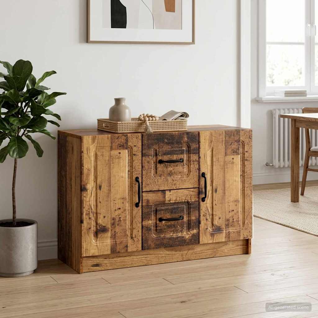 Credenza Legno antico 89 x 34,5 x 57 cm Legno ingegnerizzato
