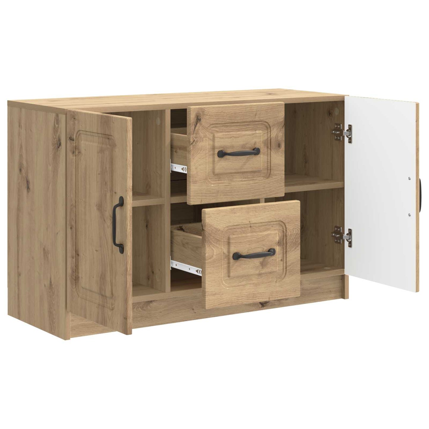 Credenza con cassetto Rovere Artigianale 89 x 34,5 x 57 cm | homemem39