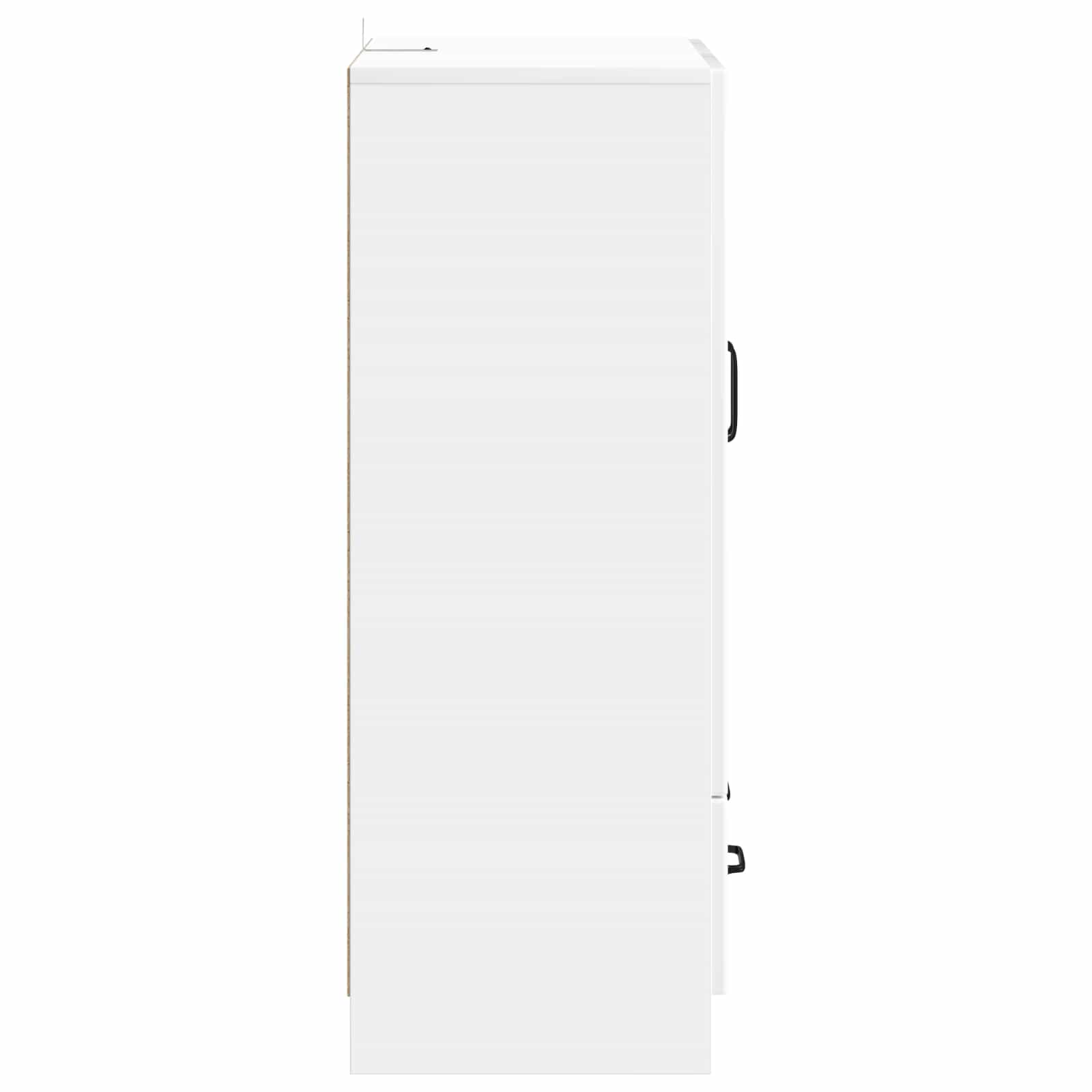 Credenza Bianco Lucido 66 x 34,5 x 92 cm Legno ingegnerizzato | homemem39
